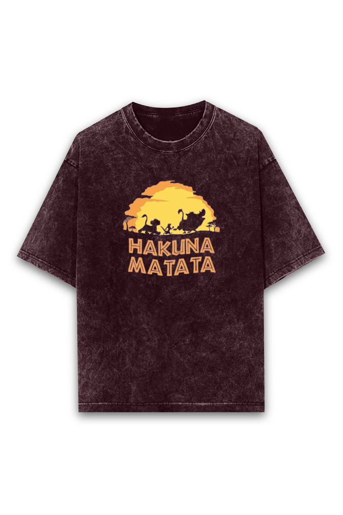 Acid Wash Classic Unisex Oversized T-Shirt