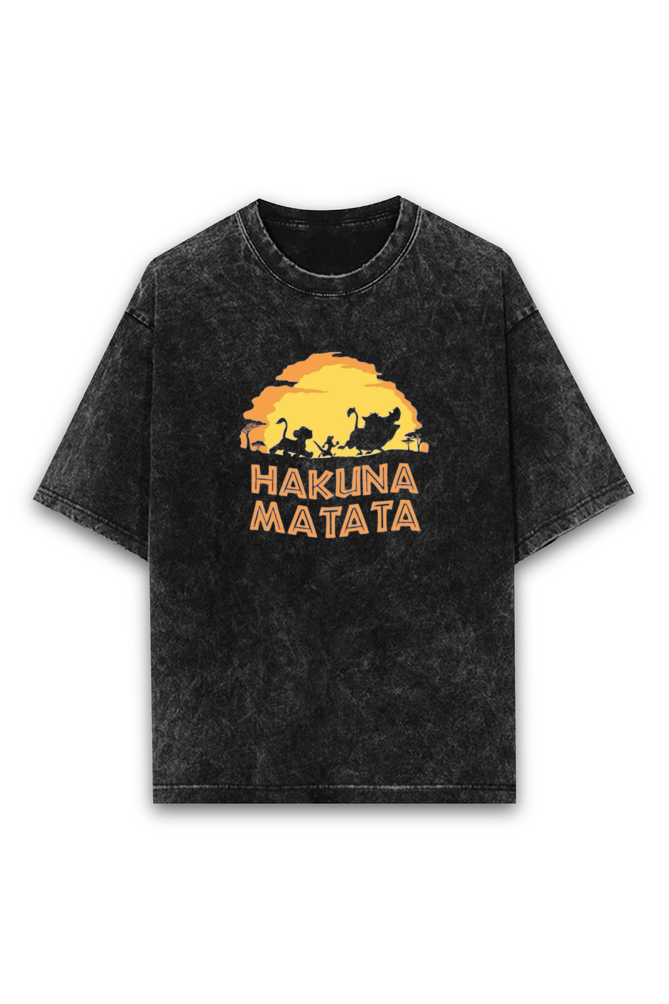 Acid Wash Classic Unisex Oversized T-Shirt