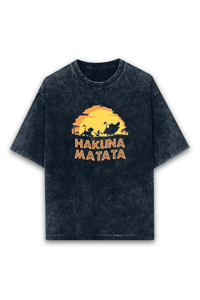 Acid Wash Classic Unisex Oversized T-Shirt