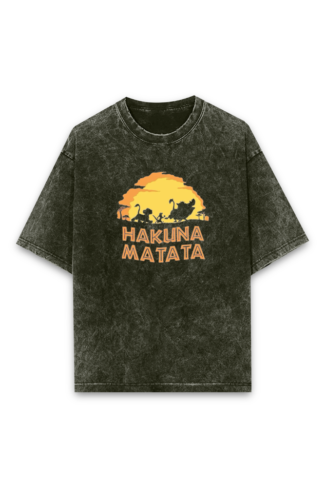 Acid Wash Classic Unisex Oversized T-Shirt