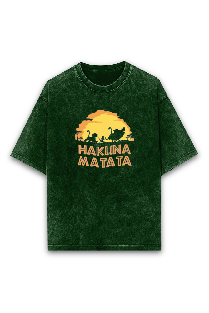 Acid Wash Classic Unisex Oversized T-Shirt