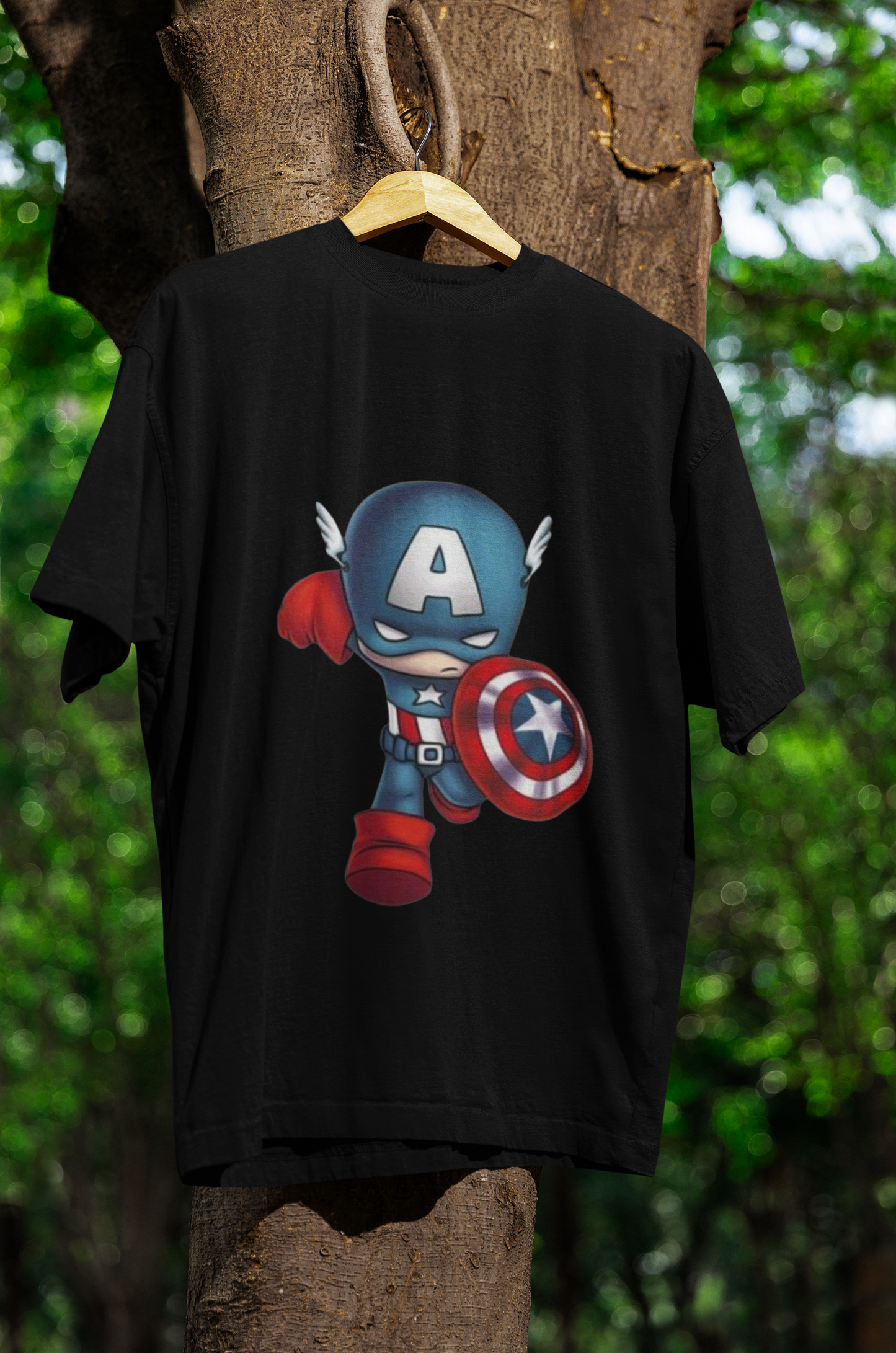 Oversized T-Shirts - Marvel Captain America