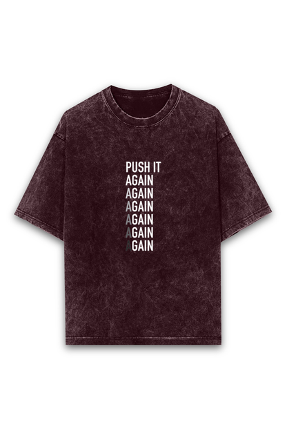 Acid Wash Classic Unisex Oversized T-Shirt