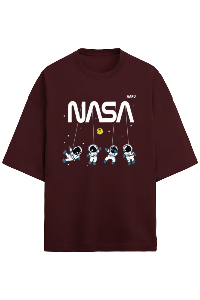 Oversize Terry T-shirt - Nasa Design