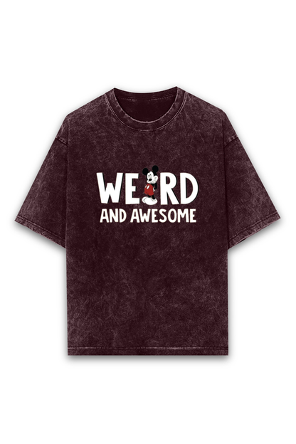 Acid Wash Classic Unisex Oversized T-Shirt