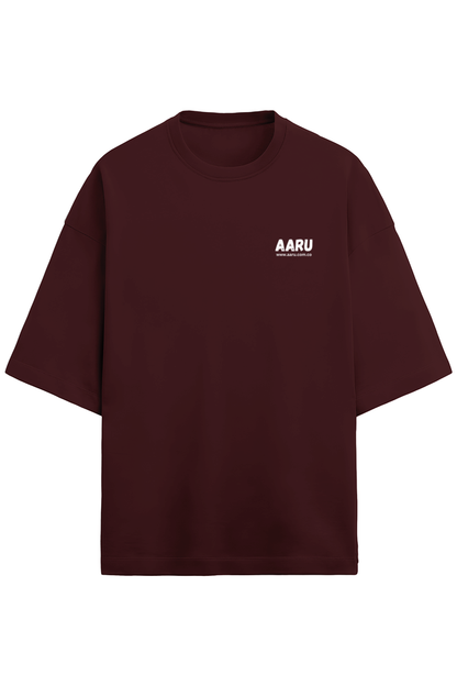 Oversized Terry T-Shirts- Nasa Design