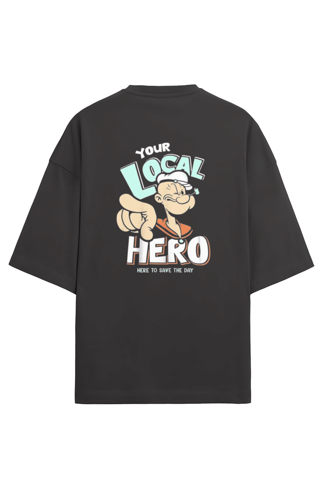 Oversize Terry T-shirt - Cartoon