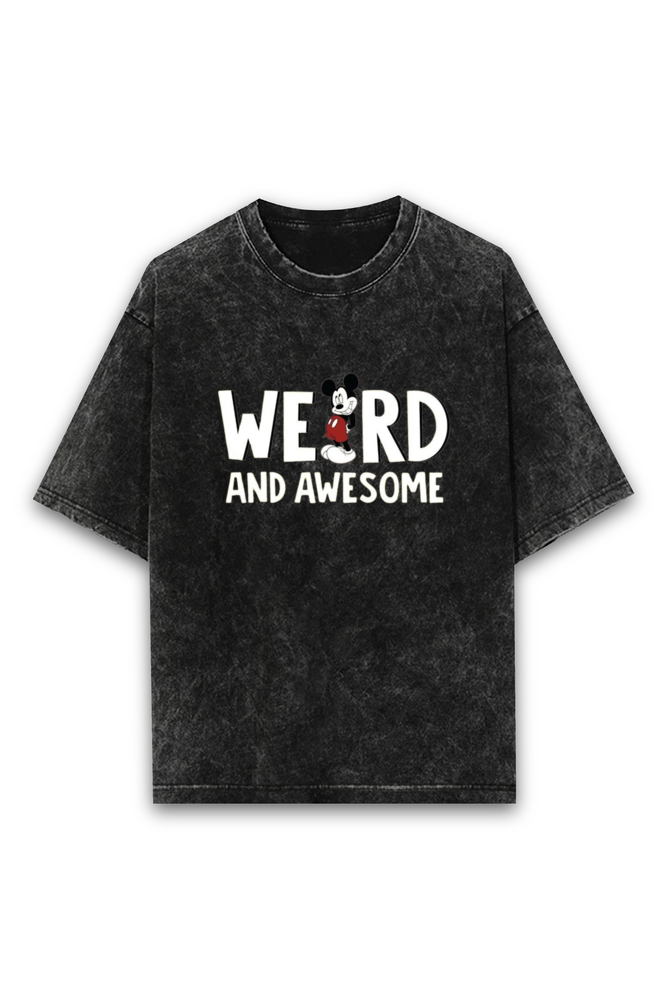 Acid Wash Classic Unisex Oversized T-Shirt