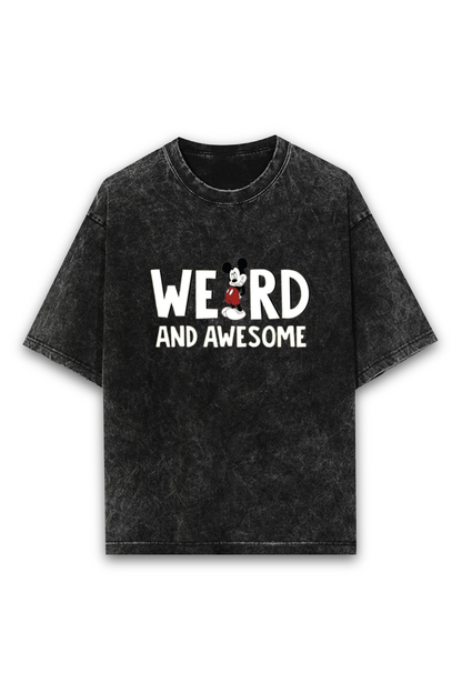 Acid Wash Classic Unisex Oversized T-Shirt