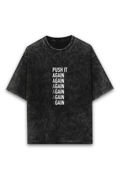 Acid Wash Classic Unisex Oversized T-Shirt