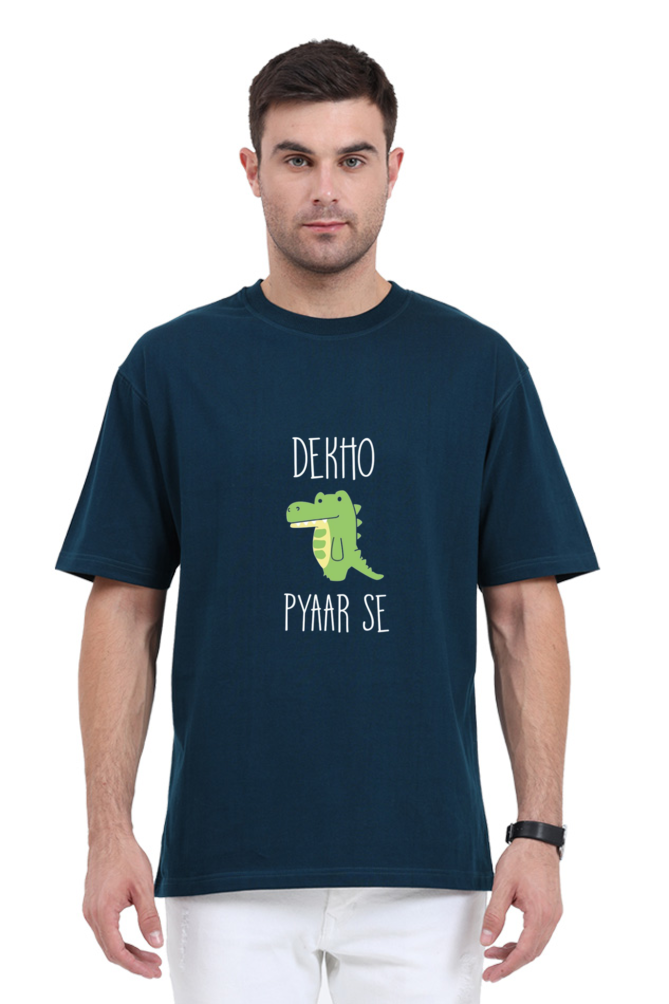 Oversized Standard T-Shirt- Dekho Magar Pyar Se