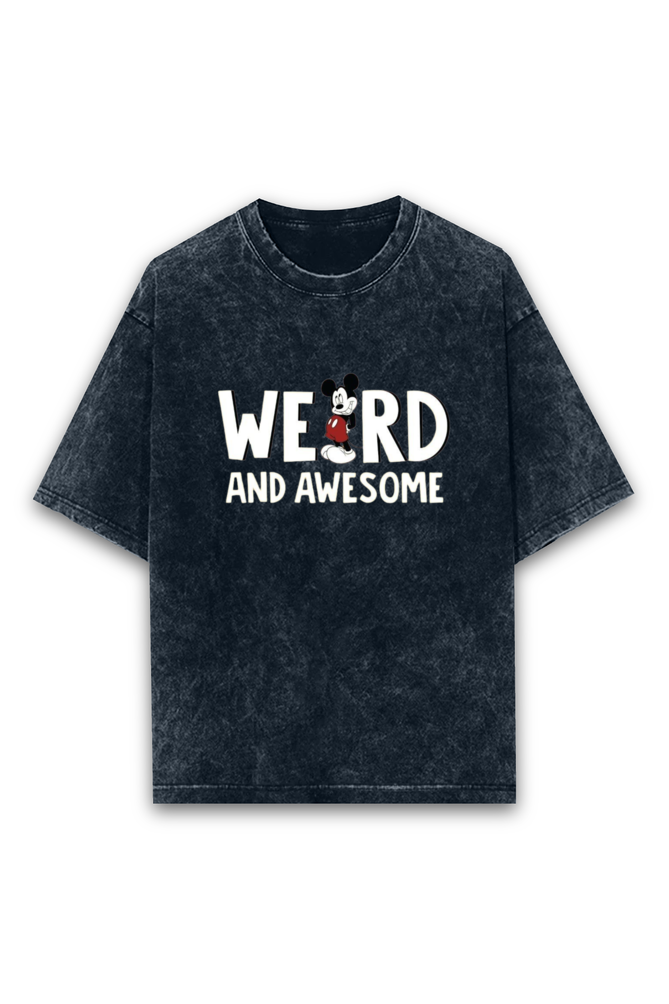 Acid Wash Classic Unisex Oversized T-Shirt