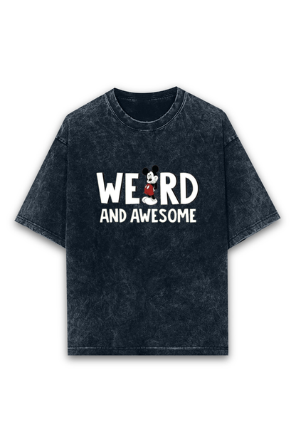 Acid Wash Classic Unisex Oversized T-Shirt