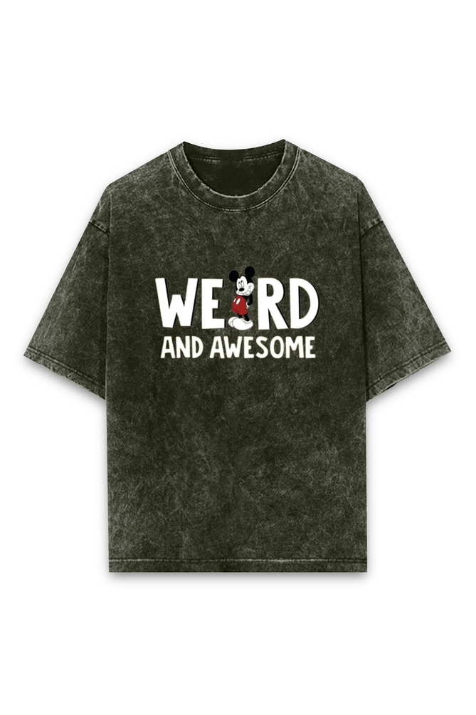 Acid Wash Classic Unisex Oversized T-Shirt