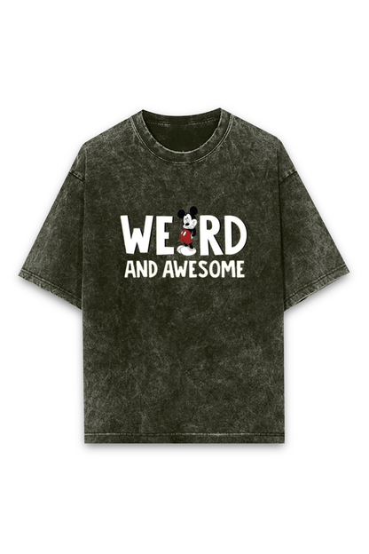Acid Wash Classic Unisex Oversized T-Shirt