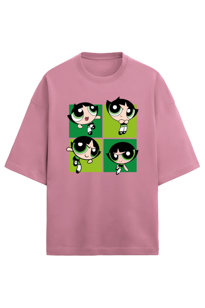 Oversize Terry T-shirt - Cartoon