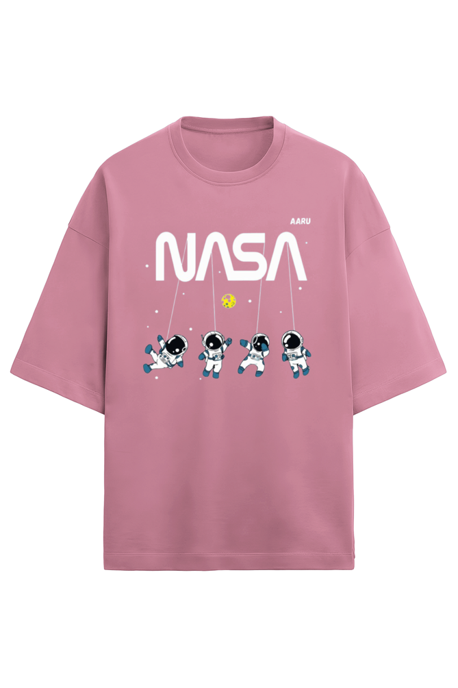 Oversize Terry T-shirt - Nasa Design