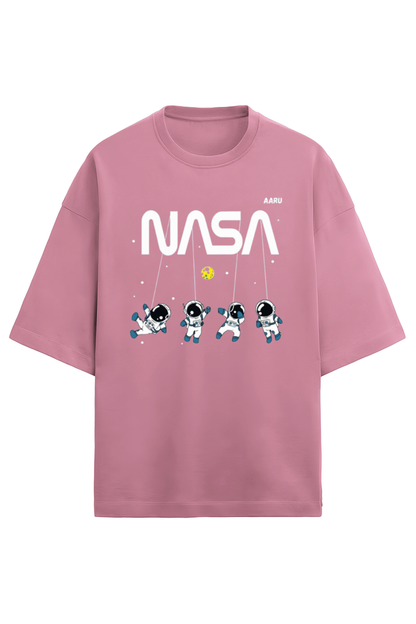 Oversize Terry T-shirt - Nasa Design