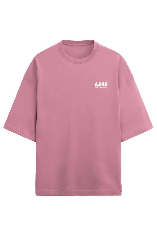 Oversized Terry T-Shirts- Nasa Design