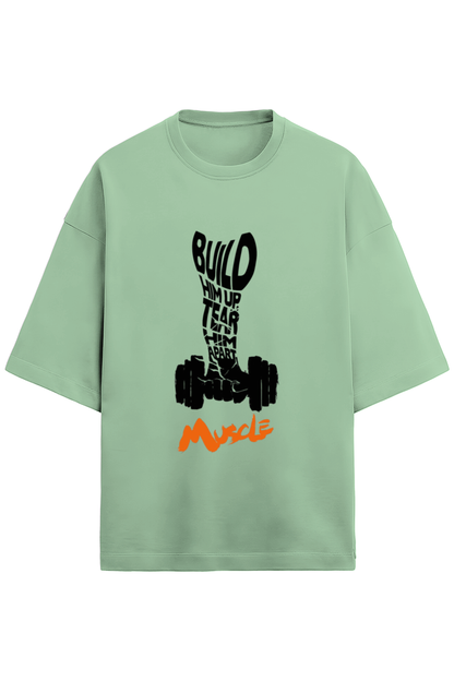 Oversize Terry T-shirt - Fitness Motivation