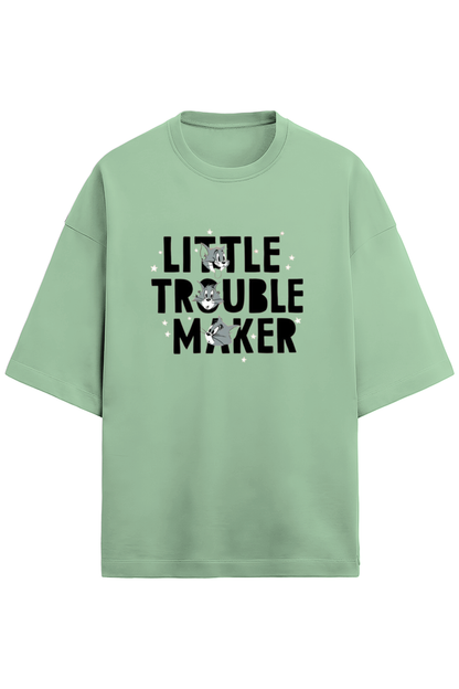 Oversize Terry T-shirt - Cartoon