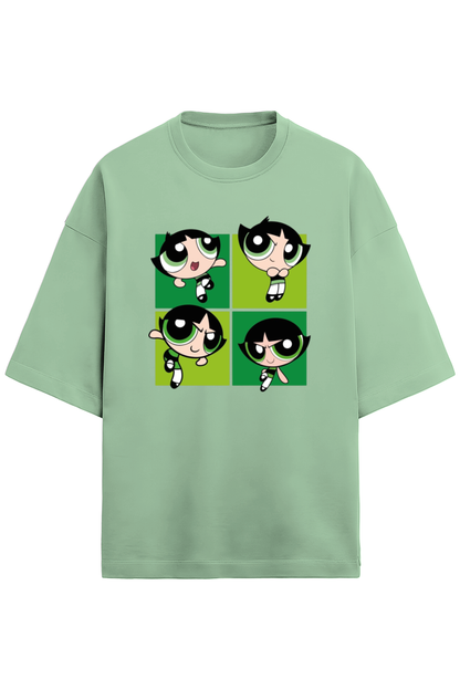 Oversize Terry T-shirt - Cartoon