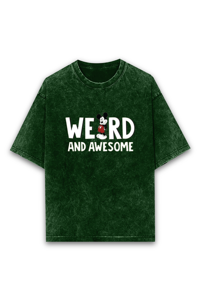 Acid Wash Classic Unisex Oversized T-Shirt