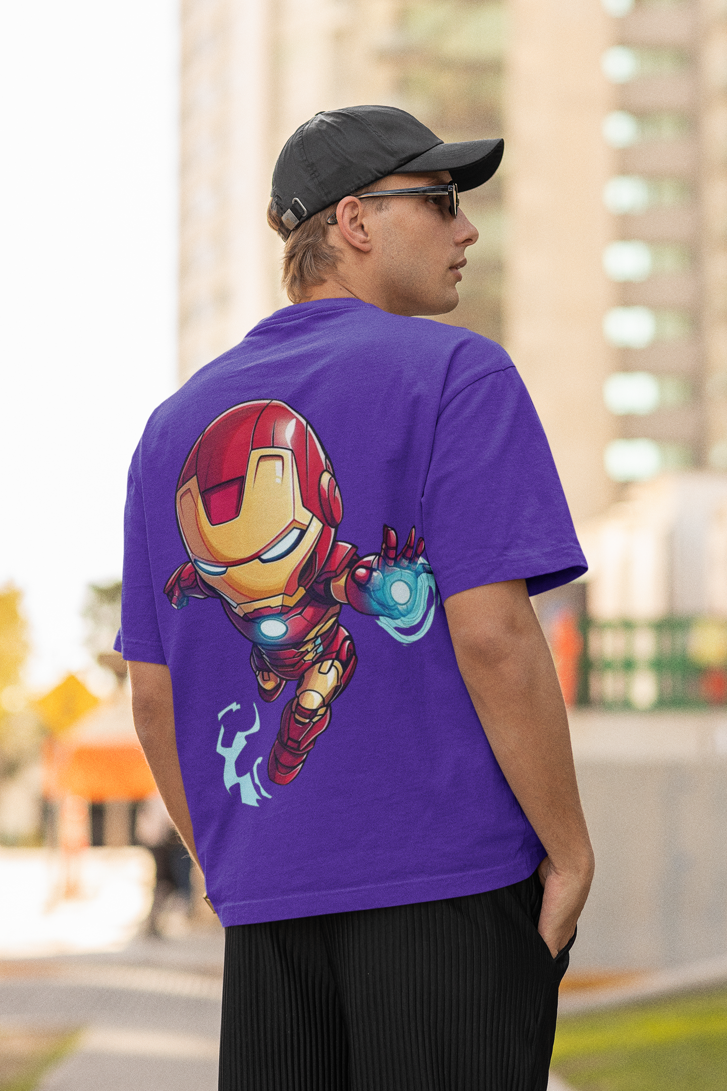 Oversized T-Shirt - Marvel Iron Man